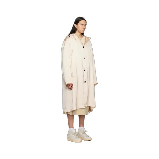 Long-Sleeved Hooded Coat