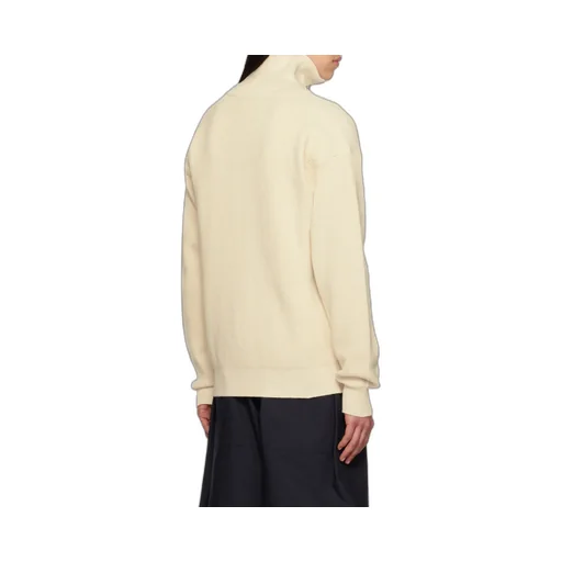 Zip-Up Knitted Cardigan