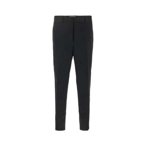 Mid-Rise Straight-Leg Trousers