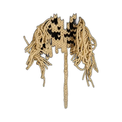 Intarsia Fringed Cotton-Blend Jumper