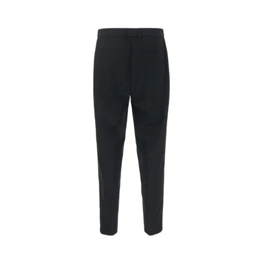 Mid-Rise Straight-Leg Trousers