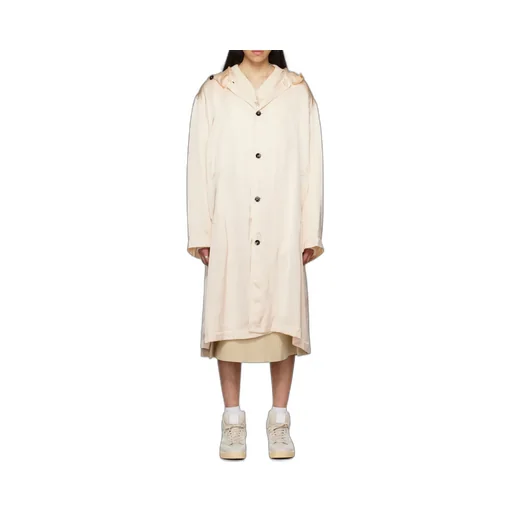 Long-Sleeved Hooded Coat