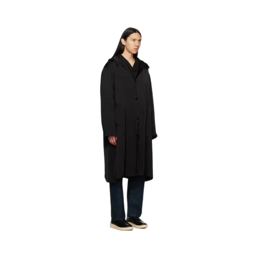 Long-Sleeved Hooded Coat
