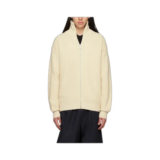 Zip-Up Knitted Cardigan