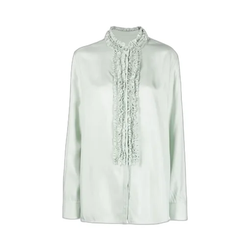 Ruffle-Trim Blouse