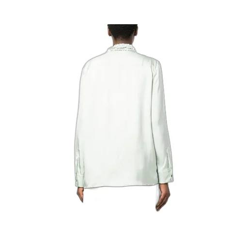 Ruffle-Trim Blouse