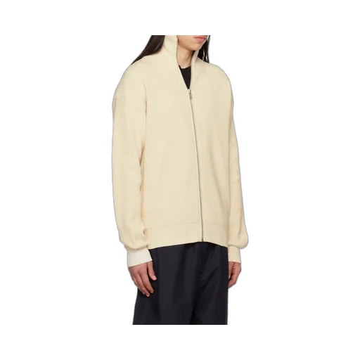 Zip-Up Knitted Cardigan