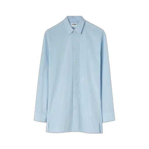 Logo Embroidered Striped Shirt