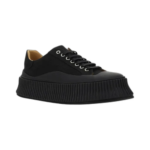 Round Toe Lace-Up Sneakers