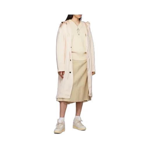 Long-Sleeved Hooded Coat