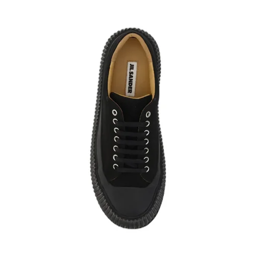 Round Toe Lace-Up Sneakers