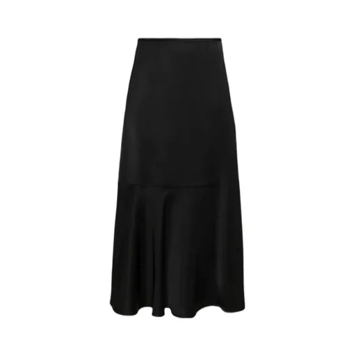 High-Waist Panelled Midi Skirt