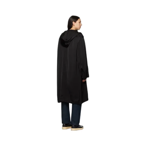 Long-Sleeved Hooded Coat