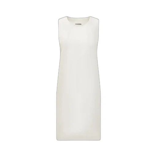 Round Neck Sleeveless Shift Dress