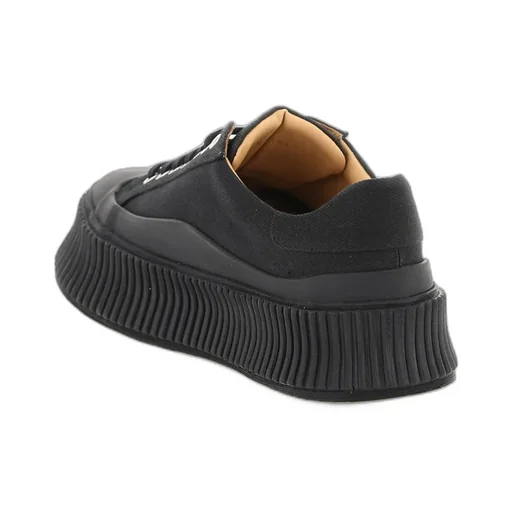Canvas Low-Top Chunky Sneakers