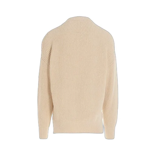 Ribbed Knitted Asymmetric Jumper