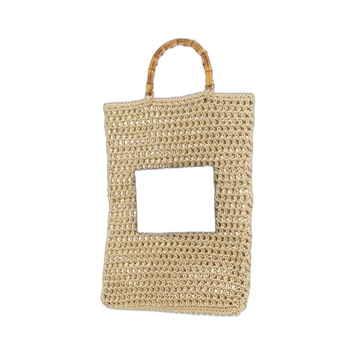 Logo Debossed Medium Tote Bag