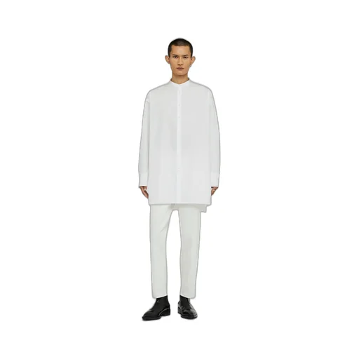 Long-Sleeved Oversized Shirt