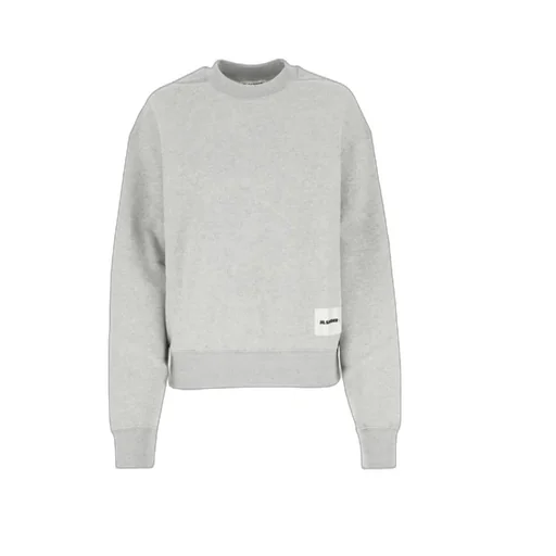 Logo-Patch Straight Hem Sweatshirt