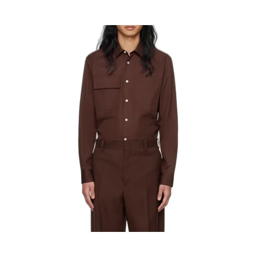 Buttoned Long-Sleeved Shirt