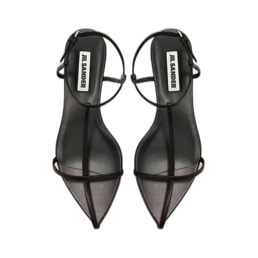 Pointed-Toe Ankle-Strap Sandals