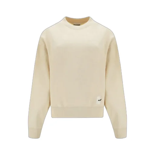 Logo-Patch Straight Hem Sweatshirt