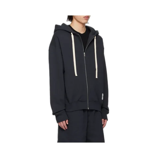 Zipped Drawstring Hoodie