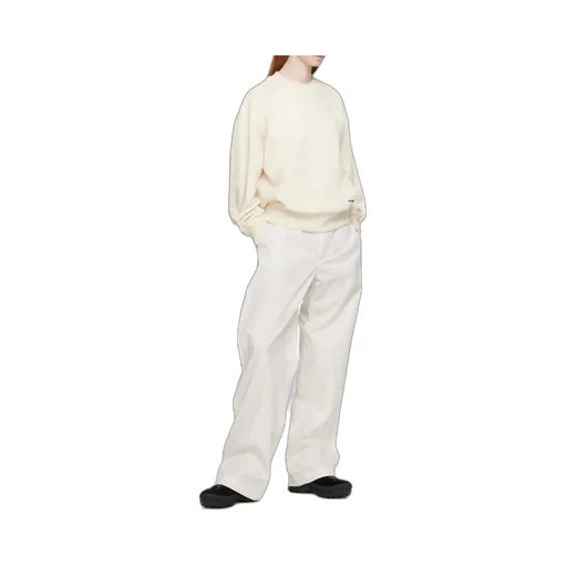 Logo-Patch Straight Hem Sweatshirt