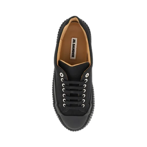Canvas Low-Top Chunky Sneakers