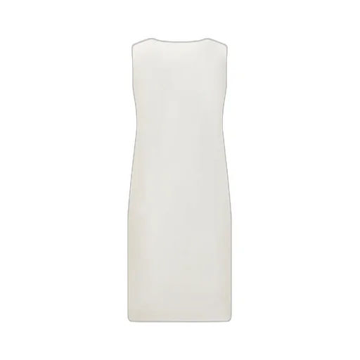 Round Neck Sleeveless Shift Dress