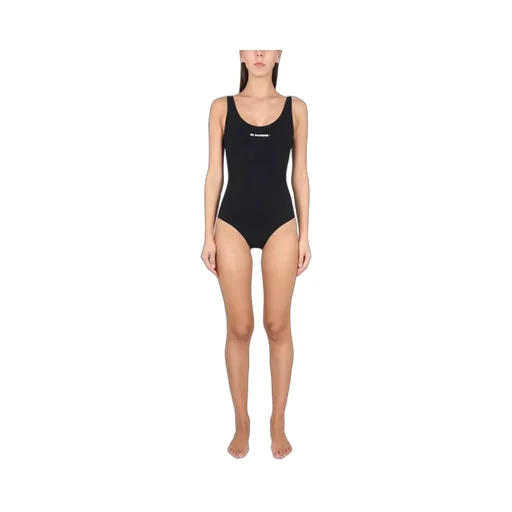 Logo Printed One-Piece Swimsuit