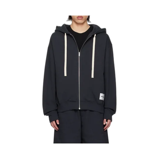 Zipped Drawstring Hoodie