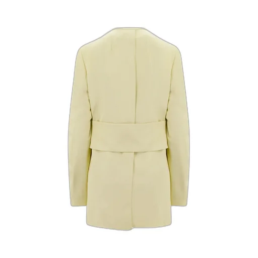 V-Neck Single-Breasted Tailored Blazer