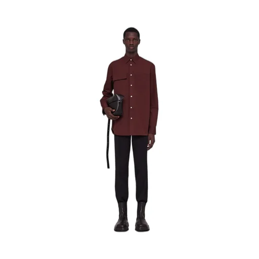 Buttoned Long-Sleeved Shirt