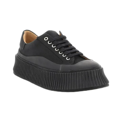 Canvas Low-Top Chunky Sneakers