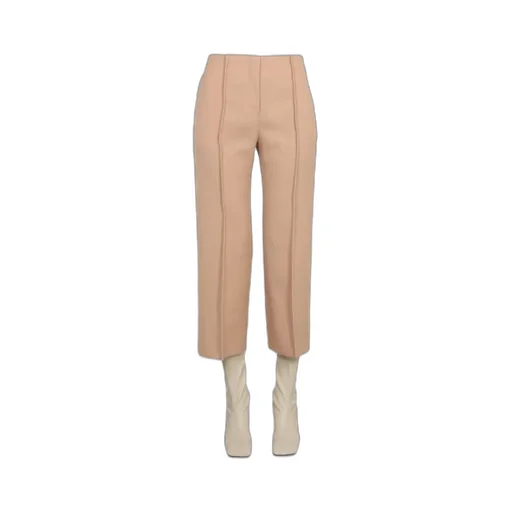 Wide-Leg Cropped Pants