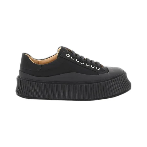 Canvas Low-Top Chunky Sneakers