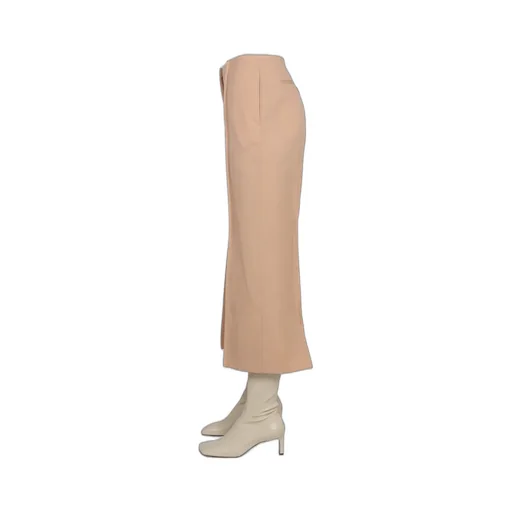 Wide-Leg Cropped Pants