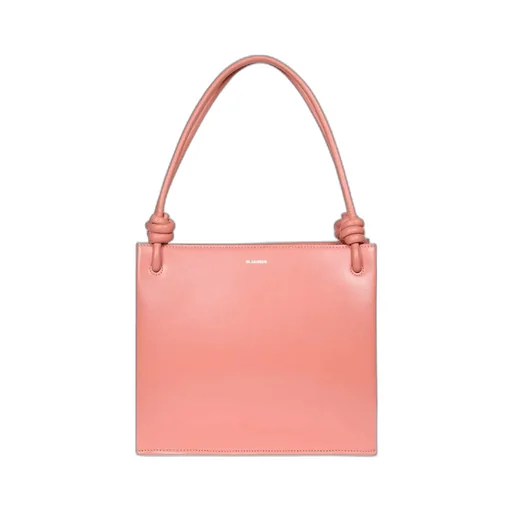 Knot-Detailed Logo Printed Tote Bag