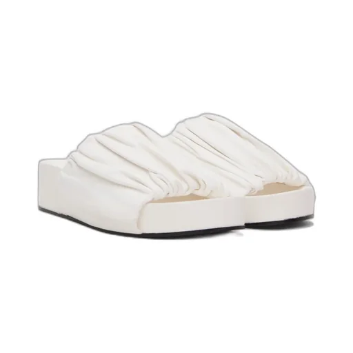 Ruched Platform Sandals