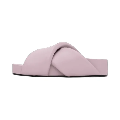 Crossover Strap-Detail Sandals