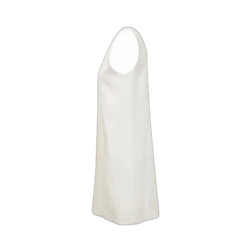 Round Neck Sleeveless Shift Dress
