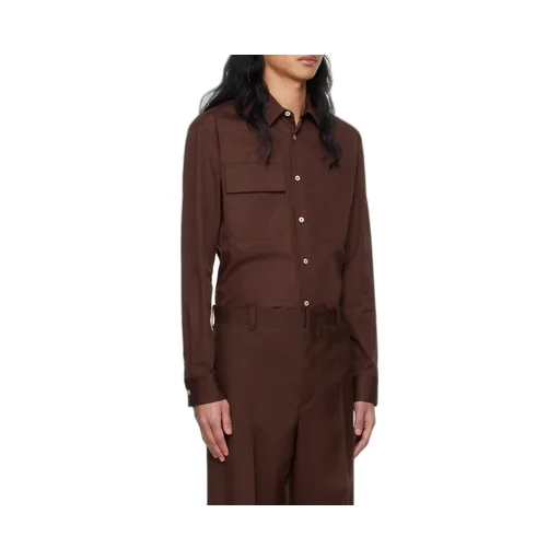 Buttoned Long-Sleeved Shirt