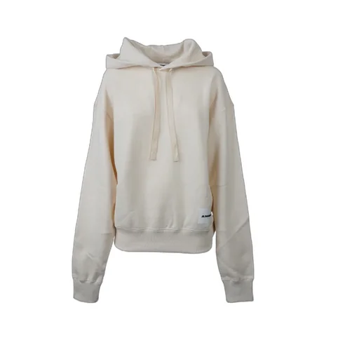 Logo Patch Drawstring Hoodie