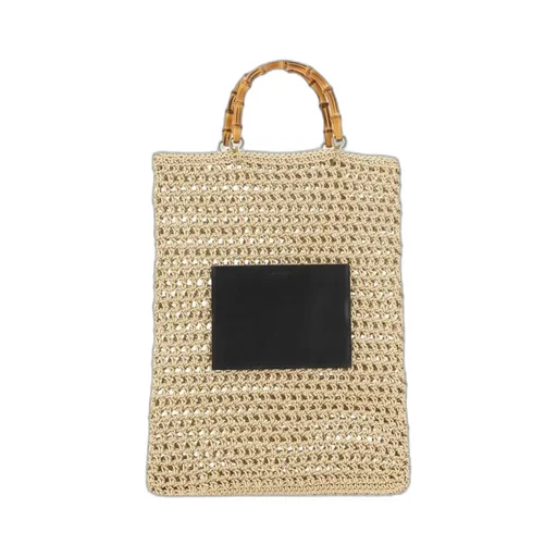 Logo Debossed Medium Tote Bag
