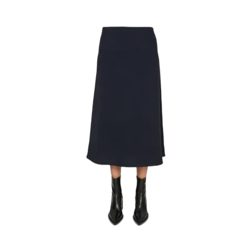 High-Waisted Flared Skirt