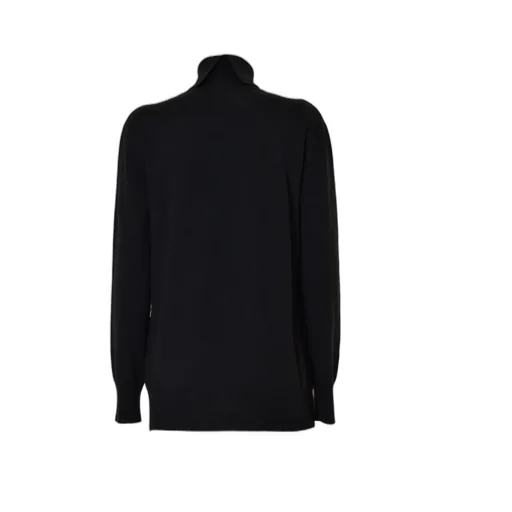 High-Neck Rib-Knit Jumper