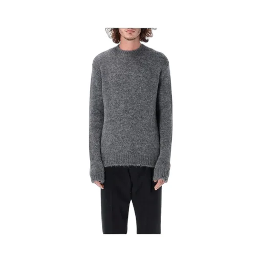 Crewneck Ribbed Hem Jumper