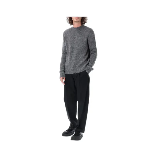 Crewneck Ribbed Hem Jumper
