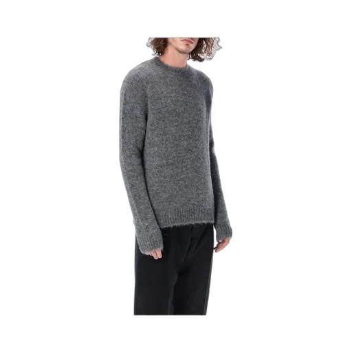 Crewneck Ribbed Hem Jumper